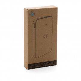RCS recycled plastic 5.000 mAh 5W wireless powerbank