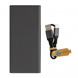 Terra RCS recycled 18W aluminium powerbank 10.000 mAh