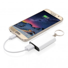 Преносима батерия - ключодържател "Siera" 1.000 mAh