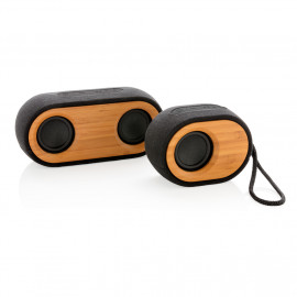 Двоен Bluetooth високоговорител "Bamboo X" 10W