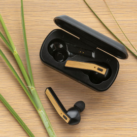Безжични слушалки с калъф за зареждане "Heaven" 