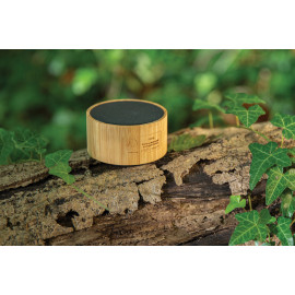 RCS recycled plastic and bamboo 3W wireless speaker