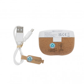 Oregon RCS recycled plastic and cork TWS earbuds