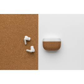 Oregon RCS recycled plastic and cork TWS earbuds