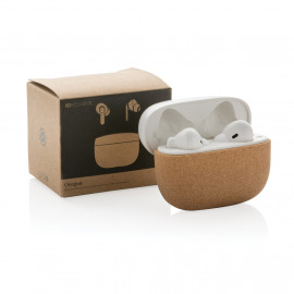 Oregon RCS recycled plastic and cork TWS earbuds