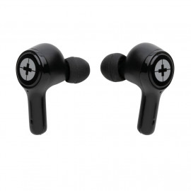 RCS recycled plastic Swiss Peak ANC TWS earbuds