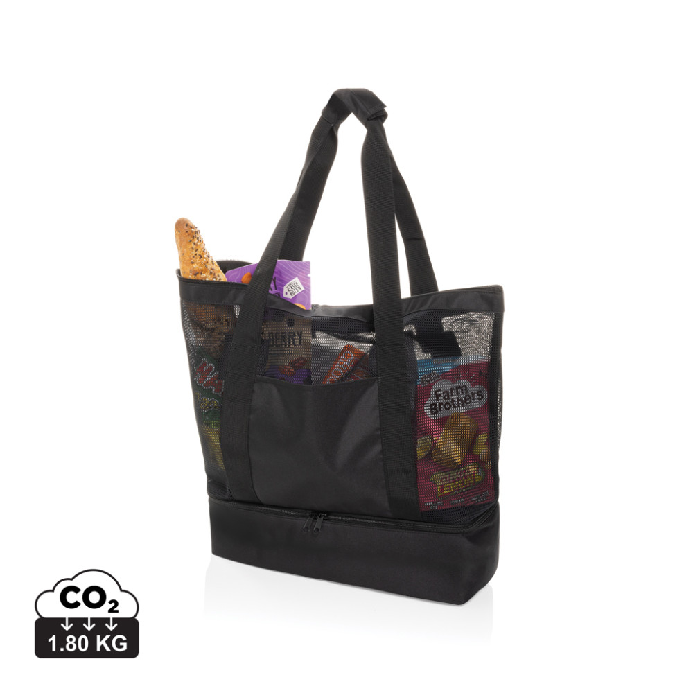 Iqlo Aware™ RPET 2-in-1 cooler tote Iqlo Aware™ RPET 2-in-1 cooler tote