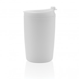 GRS Recycled PP tumbler with flip lid