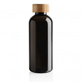 GRS RPET bottle with FSC bamboo lid