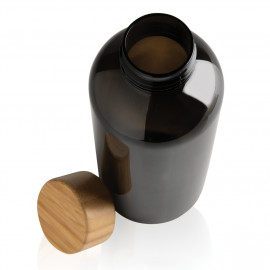 GRS RPET bottle with FSC bamboo lid