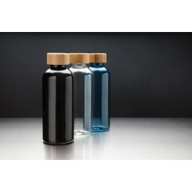GRS RPET bottle with FSC bamboo lid