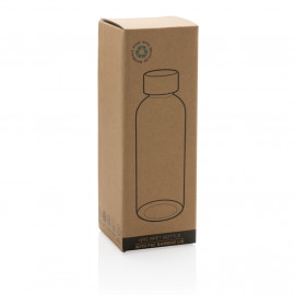 GRS RPET bottle with FSC bamboo lid