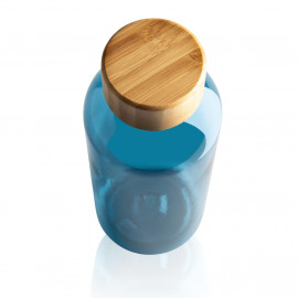 GRS RPET bottle with FSC bamboo lid