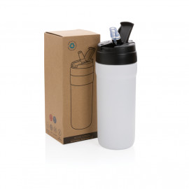 RCS RSS tumbler with dual function lid