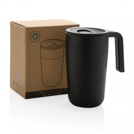 GRS Recycled PP and SS mug with handle