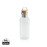 GRS RPET bottle with FSC bamboo lid and handle