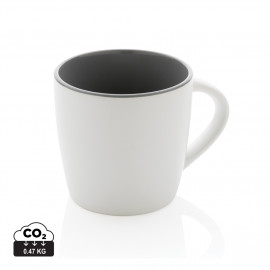 Ceramic mug with coloured inner