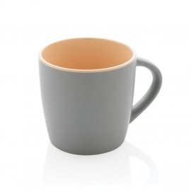 Ceramic mug with coloured inner