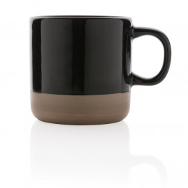 Glazed ceramic mug