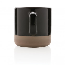 Glazed ceramic mug