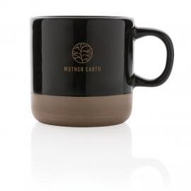 Glazed ceramic mug