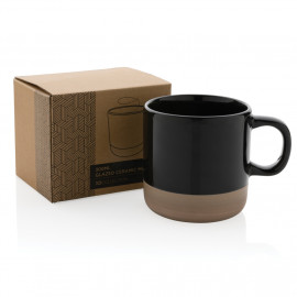 Glazed ceramic mug