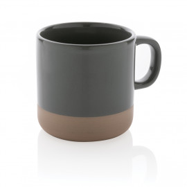 Glazed ceramic mug