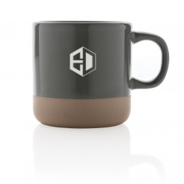 Glazed ceramic mug