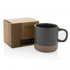Glazed ceramic mug