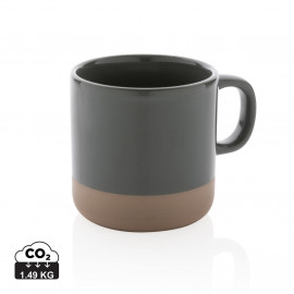 Glazed ceramic mug