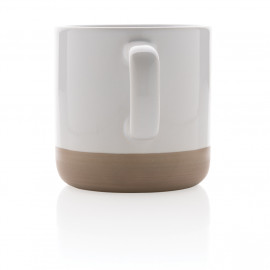 Glazed ceramic mug