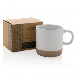 Glazed ceramic mug