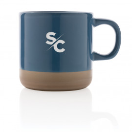 Glazed ceramic mug