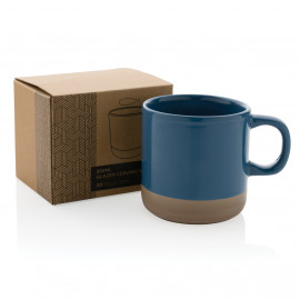 Glazed ceramic mug