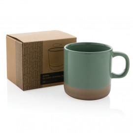 Glazed ceramic mug