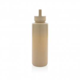 RCS certified recycled PP water bottle with handle