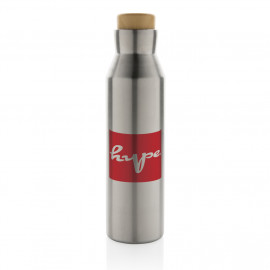 Gaia RCS certified recycled stainless steel vacuum bottle