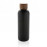 Wood RCS certified recycled stainless steel vacuum bottle