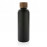 Wood RCS certified recycled stainless steel vacuum bottle