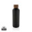 Wood RCS certified recycled stainless steel vacuum bottle