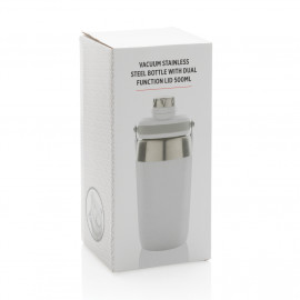 Vacuum stainless steel dual function lid bottle 500ml