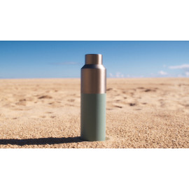 Fluid RCS certified recycled steel water bottle 600ml
