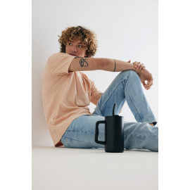 Cube RCS certified recycled steel mug 800ml