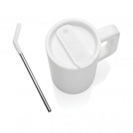 Cube RCS certified recycled steel mug 800ml