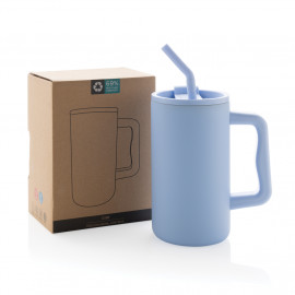 Cube RCS certified recycled steel mug 800ml