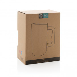 Cube RCS certified recycled steel mug 800ml