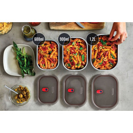 Black+Blum Mealprep Box 3pcs Set Small, Medium, Large