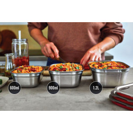 Black+Blum Mealprep Box 3pcs Set Small, Medium, Large