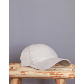 Milo AWARE™ recycled heather 6 panel cap 200gr