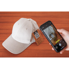 Milo AWARE™ recycled heather 6 panel cap 200gr